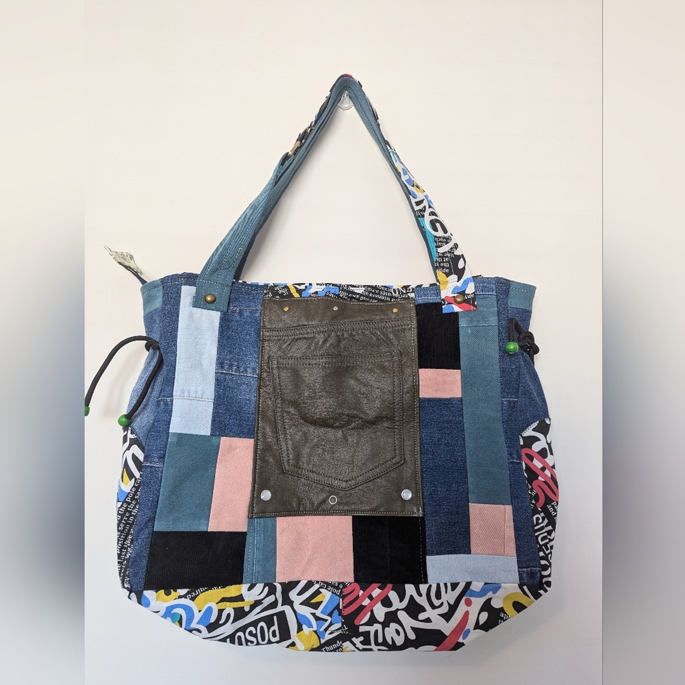 Handmade tote bag Patchwork